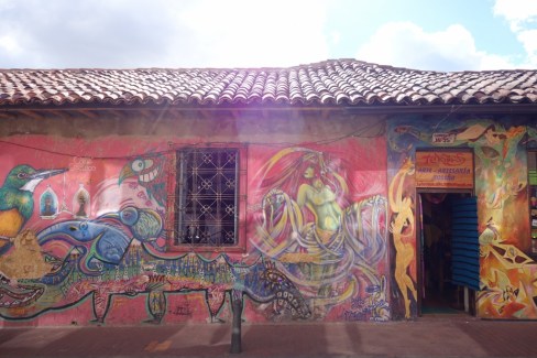 Graffiti in La Cadelaria (Bogota, Colombia)