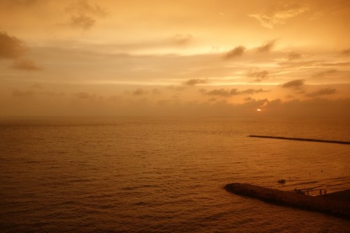 View from our apartment (Cartagena, Colombia)