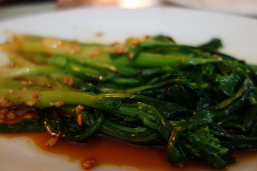 Chinese veggies in soy sauce and garlic (Medellin, Colombia)