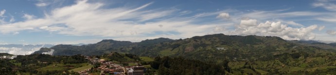 Panorama from the top of El Salvador (Jerico, Colombia) Panorama from the top of El Salvador (Jerico, Colombia)
