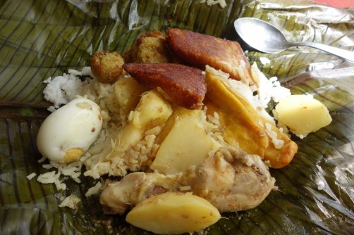 Our delicious homemade lunch (Jardin, Colombia)