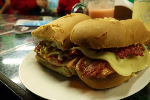 The "El Enano" sandwich