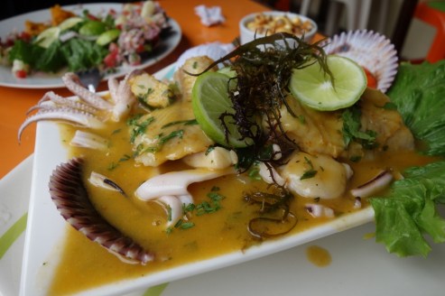 Seafood stew (Lima, Peru)