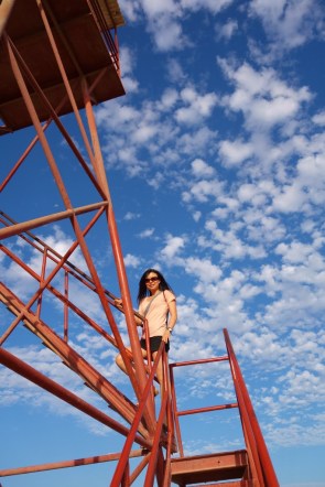 Mirador viewing tower in Nazca, Peru