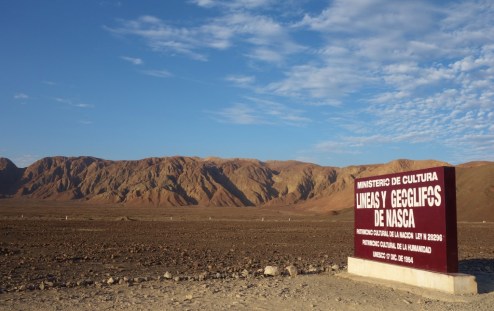 Natural mirador in Nazca, Peru