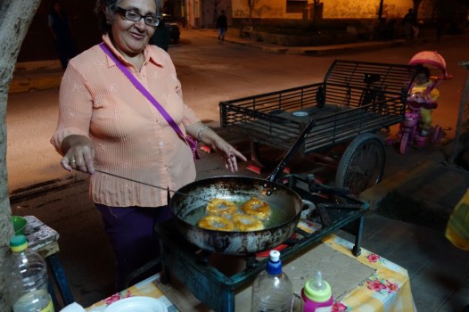 Homemade donut (Nazca, Peru)