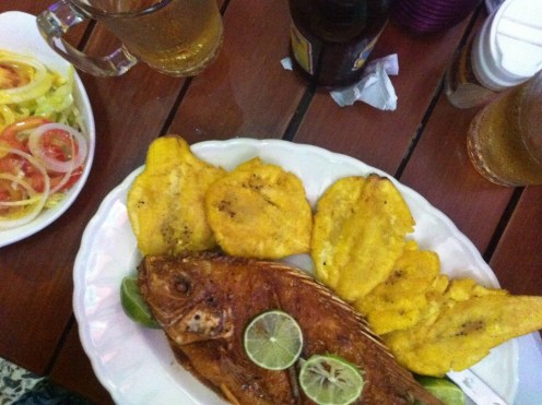 Deep-fried Mojarra (Cartagena, Colombia)