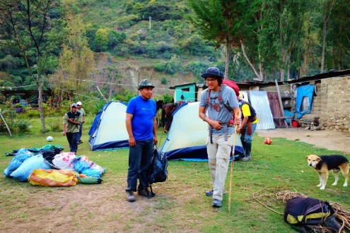 Day 2 of Salkantay Trek to Machu Picchu, Peru