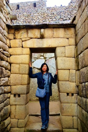 Perfect Incan stonework at Machu Picchu