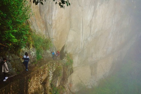 Incan drawbridge, Machu Picchu