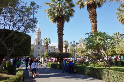 Arequipa's main square
