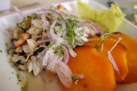 Ceviche in Arequipa, Peru