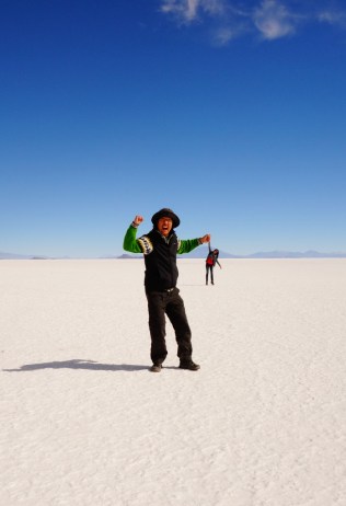 Perspective shots on Salar De Uyuni