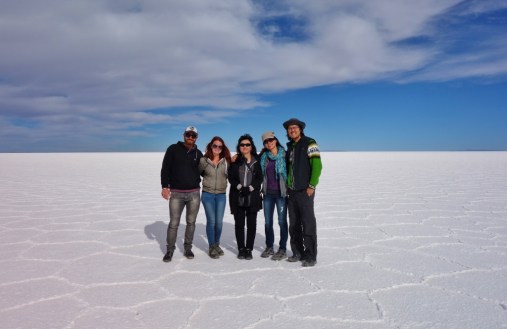 Our tour group for Salar De Uyuni