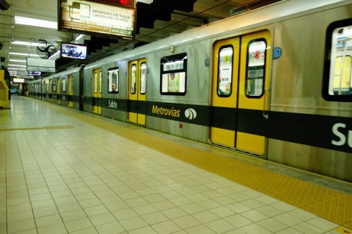 The Subte - the subway in Buenos Aires, Argentina