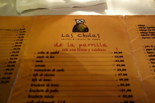 Las Cholas, a delicious parilla in Buenos Aires