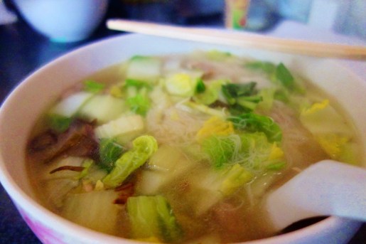 Noodle soup in El Barrio Chino