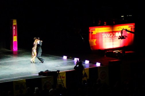 On the tango world stage