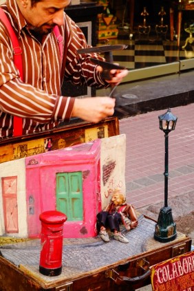 Performers in San Telmo