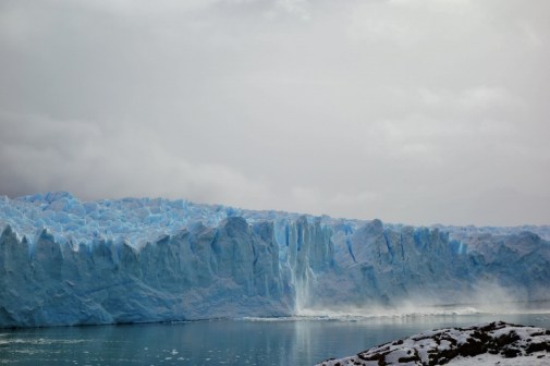 Southern side of Perito Moreno Glacier (glacier calving aftermath)