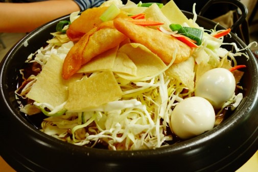 Seafood topokki (Topokki Alley, Seoul, South Korea)