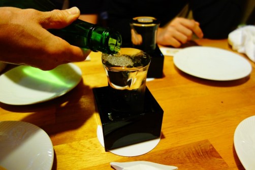 Sake by the glass (Tokyo, Japan)