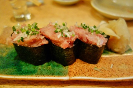 Toro sushi (Tokyo, Japan)
