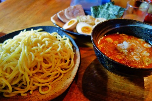 Tsukemen with all the fixings (Tokyo, Japan)