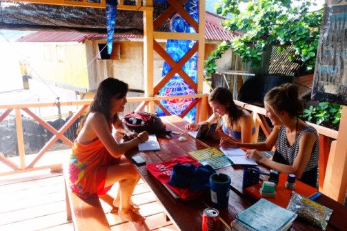 Scuba theory class (Perhentian Islands, Malaysia0