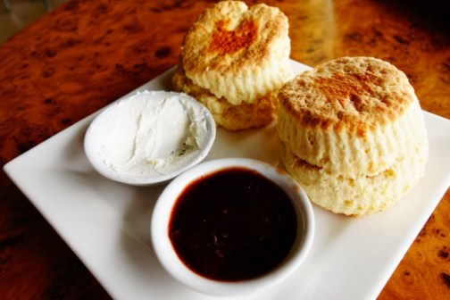 Tea and scones (Cameron Highlands, Malaysia)